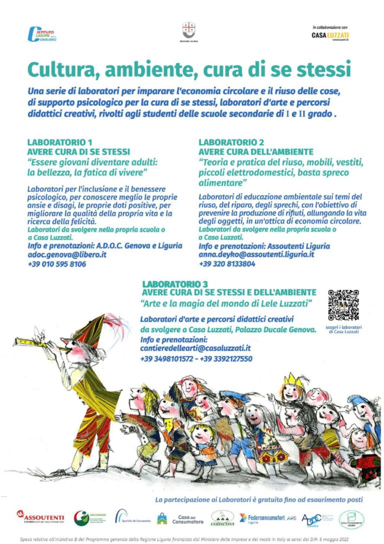 Progetto Mimit 10 "Cultura, ambiente e cura di sè stessi"