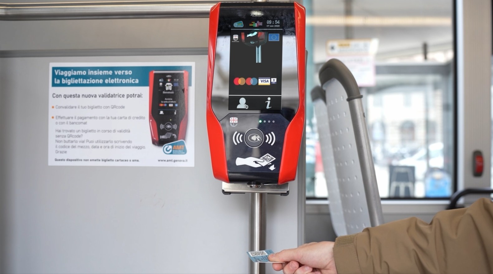Bigliettazione elettronica AMT Genova